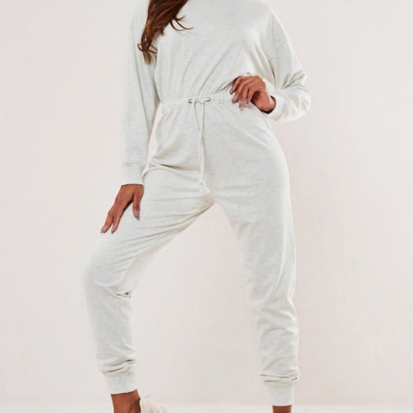 Misguided Grey Jumpsuit Size 2 - Picture 2 of 11
